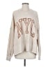 American Eagle Outfitters Graphic Tan Pullover Sweater Size XS - photo 1