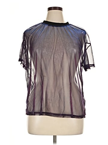 Shein Curve Short Sleeve T-Shirt (view 1)