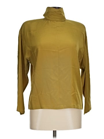 Linda Allard Ellen Tracy Long Sleeve Silk Top (view 1)