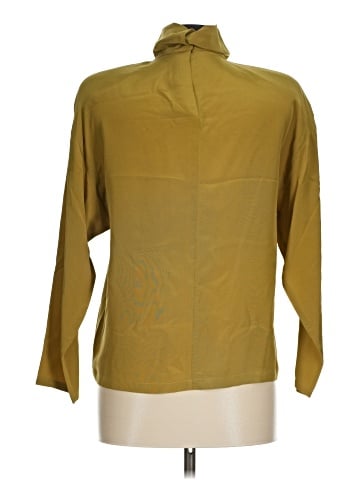 Linda Allard Ellen Tracy Long Sleeve Silk Top (view 2)