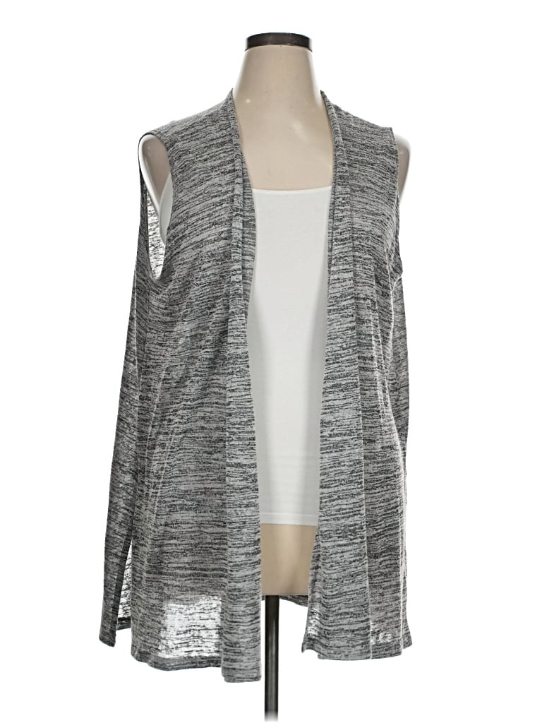 Pre-owned Lularoe Cardigan Sweater In Gray