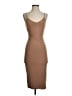 Windsor Solid Tan Casual Dress Size S - photo 1