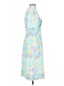 Assorted Brands 100% Polyester Floral Blue Casual Dress Size 4 (petite) - photo 4