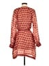 J.Crew Paisley Red Casual Dress Size S - photo 2