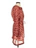 J.Crew Paisley Red Casual Dress Size S - photo 4