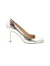 Kate Spade New York Animal Print Silver Heels Size 8 - photo 1