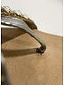 Miu Miu Silver Leather Crystal Embellished Size EU 39 1/2 - photo 3