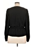 Vince Camuto Polka Dots Black Long Sleeve Blouse Size XL - photo 2
