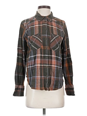 Free People Long Sleeve Button-Down Shirt (view 1)