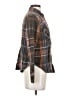 Free People Plaid Brown Long Sleeve Button-Down Shirt Size XS - photo 4