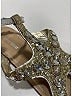 Miu Miu Silver Leather Crystal Embellished Size EU 39 1/2 - photo 4