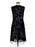 Coldwater Creek 100% Polyester Tie-dye Black Cocktail Dress Size 6 - photo 2