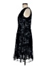 Coldwater Creek 100% Polyester Tie-dye Black Cocktail Dress Size 6 - photo 5