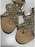 Miu Miu Silver Leather Crystal Embellished Size EU 39 1/2 - photo 7