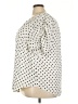 Torrid 100% Polyester Polka Dots Ivory Short Sleeve Blouse Size 3X Plus (3) - photo 5
