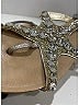 Miu Miu Silver Leather Crystal Embellished Size EU 39 1/2 - photo 8