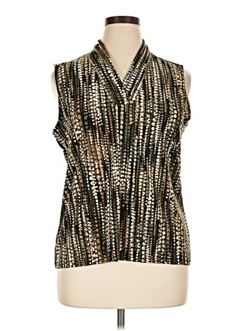Anne Klein Sleeveless Blouse (view 1)