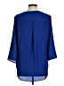 Chaus 100% Polyester Blue 3/4 Sleeve Blouse Size M - photo 2