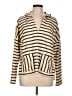 Madewell Stripes Tan Pullover Sweater Size L - photo 1