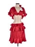 Few Moda 100% Polyester Red Cocktail Dress Size M - photo 1