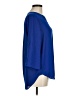 Chaus 100% Polyester Blue 3/4 Sleeve Blouse Size M - photo 4