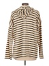 Madewell Stripes Tan Pullover Sweater Size L - photo 2