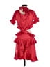 Few Moda 100% Polyester Red Cocktail Dress Size M - photo 2