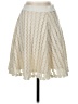 Mono b Chevron-herringbone Ivory Formal Skirt Size S - photo 1