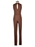 PrettyLittleThing Brown Jumpsuit Size 0 - photo 2