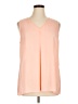 Violet & Claire 100% Polyester Orange Sleeveless Blouse Size XL - photo 1