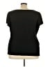 Max Studio Black Short Sleeve Top Size 3X - photo 2