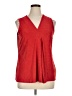 Dana Buchman Red Sleeveless Blouse Size XL - photo 1