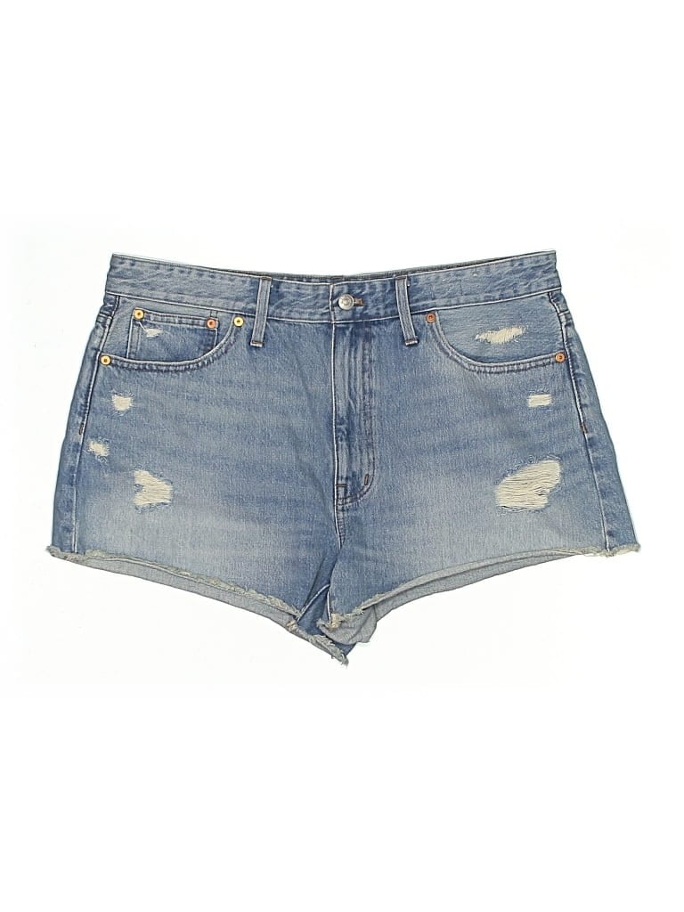 Pre-owned Madewell Denim Shorts In Blue