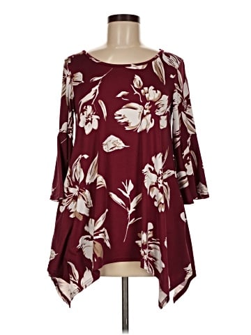 White Mark 3/4 Sleeve Blouse (view 1)