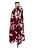 White Mark Burgundy 3/4 Sleeve Blouse Size M - photo 5