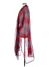 BCBGeneration 100% Polyester Checkered-gingham Red Kimono One size (estimated) - photo 5