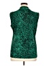 Dana Buchman Animal Print Green Sleeveless Blouse Size XL - photo 2
