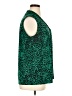Dana Buchman Animal Print Green Sleeveless Blouse Size XL - photo 4