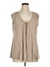 Alfani Tan Sleeveless Blouse Size XL - photo 1