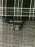 AE STUDIO Plaid Black Gray Casual Skirt Size XS - photo 4