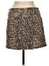 JBD Animal Print Brown Tan Casual Skirt Size M - photo 2