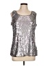 Chico's Silver Sleeveless Blouse Size Lg (2) - photo 1