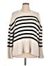 Gap 100% Cotton Stripes Ivory Pullover Sweater Size XL - photo 1