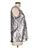 Chico's Silver Sleeveless Blouse Size Lg (2) - photo 4
