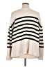 Gap 100% Cotton Stripes Ivory Pullover Sweater Size XL - photo 2