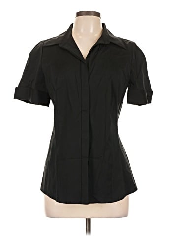 Ann Taylor Short Sleeve Blouse (view 1)
