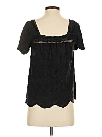 Lucky Brand Short Sleeve Blouse (view 2)