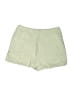 J.Crew 100% Linen Green Tan Shorts Size S - photo 2