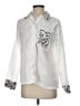 Sutton Studio 100% Cotton Animal Print White Long Sleeve Blouse Size S - photo 1