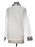 Sutton Studio 100% Cotton Animal Print White Long Sleeve Blouse Size S - photo 2